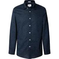 Pepe Jeans para hombre. PM3090837 Camisa Craig marino (L), Casual, Algodón, Manga larga, outlet 2026.
