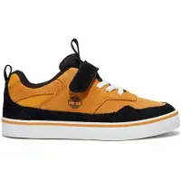Timberland unisex para niños. TB0A27T1EZ01 Zapatillas de Piel Stone Jump marrón (40), Plano, Velcro, Casual, moda infantil, outle