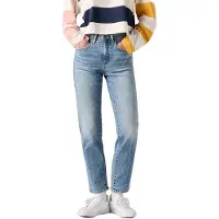 Levi's 724 High-rise Straight Jeans Med Indigo Talla: W24L32 | Vaqueros Rectos Outlet | Mujer | Azul
