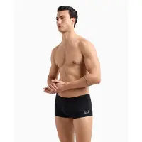 EA7 para hombre. 7M000551_AF14514 Bañador Trunk Beachwear negro (XS), Casual, Poliéster, outlet 2026.