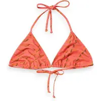 Scotch & Soda Reversible Printed Bikini Top House Of Mirrors Blue Talla: L | Bikinis Outlet | Mujer | Azul