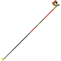 LEKI - Bastones de esquí nórdico - PRC 750 Bright Red/Neon Yellow/Black - Talla 165 cm - Rojo