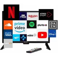 Blugy Televisor Smart Led Hd De 21.5 Pulgadas Y 1920x1080 Píxeles 12v