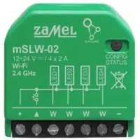 ZAMEL Controlador LED Wi-Fi de 4 canales mini, modelo mSLW-02, marca SUPLA, fabricante