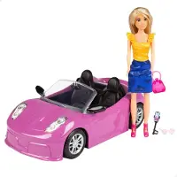 Colorbaby Muñeca 47813 Isabella With Car