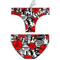 Turbo Bañador Slip Yeah Flower Comic