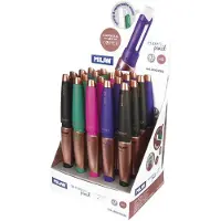 Milan Caja De Exhibición De 20 Lápices Mecánicos Delgados De Cobre 0.5 Mm