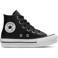 Converse Zapatillas altas Chuck Taylor All Star Eva Lift Leather Foundation Hi niña - Negro - 28