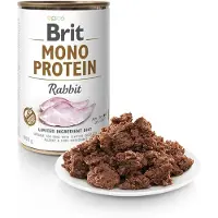 Brit Mono Protein Cans - Dog - Conejo - 6 x 400 g