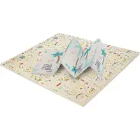 Asalvo Animales-ciudad Plegable Xxl Alfombra De Juego