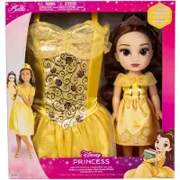 JAKKS Pacific Belle + Muñeca Vestida La Bella Y La Bestia Disney 38 Cm