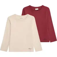 s.Oliver Camiseta crema / burdeos