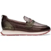 Hispanitas para mujer. HI254387 Mocasines de Piel Kansas marrón (41), Plano, 1 a 3cm, Ninguno, Casual, outlet 2026.