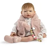 MuÑecas Guca Muñeca Reborn Naiara Pintado A Mano 46 Cm-38 Cm Con Pelo Natural