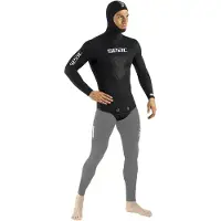 Seac Sub Chaqueta De Pesca Submarina Black Shark Open Cell 7 Mm