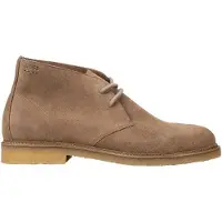 BOSS para hombre. 50557714 Botines de Piel Híbridas Lona beige (46), Plano, Ante, Cordones, Casual, outlet 2026.