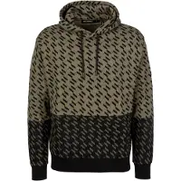 Karl Lagerfeld Sudadera verde oscuro / negro