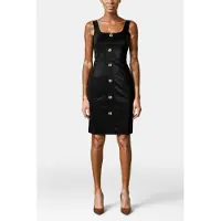 Guess Marciano By Ramona Sl Dress Jet Black Talla: 42 | Vestidos de Cuero Outlet | Mujer | Negro