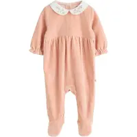Next Pijama verde pastel / talco / blanco