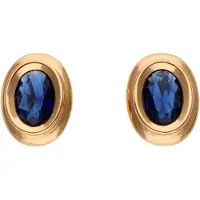 Faina Pendientes azul / oro