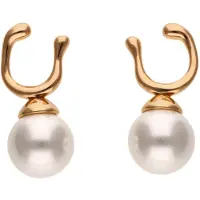 Gaya Pendientes oro / blanco perla