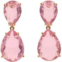 NAEMI Pendientes oro / rosa