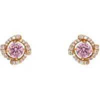 NAEMI Pendientes oro / lila