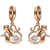 NAEMI Pendientes oro / oro rosa