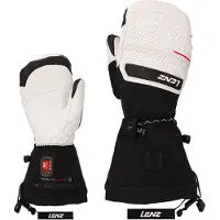 Lenz - Guantes de esquí mujer - Heat Glove 9.0 Finger Cap Mittens Women Blanche / Noir para Mujer de Lana - Talla S - Blanco
