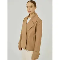 Norr Blazer 'Eluna' beige oscuro