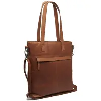 The Chesterfield Brand Nunavik Bolsa de hombro Piel natural 33 cm Compartimento para el portátil marrón