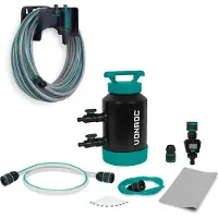 Vonroc Descalcificador de agua y manguera de jardín 20m | Set completo