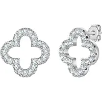 Yokoamii Pendientes plata