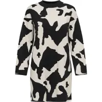 ONLY Vestido 'ONLJULIA' negro / blanco