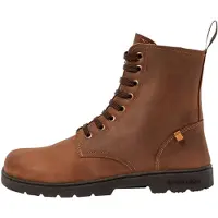 El naturalista unisex. 25264C156005_012 Botines de piel N5264C marrón (37), Plano, Cordones, Casual, outlet 2026.
