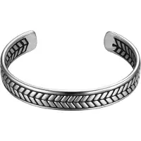 True Rebels Pulsera antracita / plata
