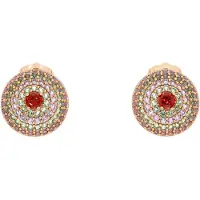 Gaya Pendientes oro / rojo