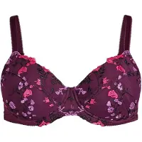 Zizzi Sujetador 'Lykke' lila / lila oscuro / rosa