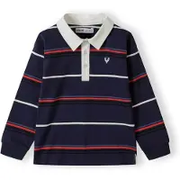 MINOTI Camiseta azul oscuro / rojo / negro / blanco