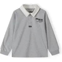 MINOTI Camiseta gris claro / negro / blanco