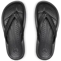 Crocs Sandalias de dedo gris / negro