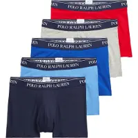 Ralph Lauren para hombre. 714864292002 Pack de 5 boxers rojo, gris, azul y marino (XXL), Homewear, Algodón, outlet 20