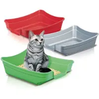 Imac Polly: Arenero para gatos pequeños o cachorros, tamaño mediano, ideal para dueños de gatos