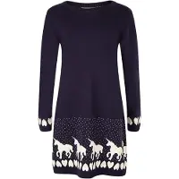 Happy girls Vestido navy / blanco