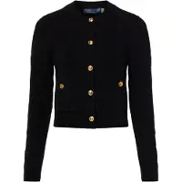 Ralph Lauren para mujer. 211978312001 Cárdigan de lana negro (M), Casual, outlet 2026.