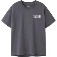 TWO SOON Camiseta 'Nirvana' gris / rosa / blanco natural