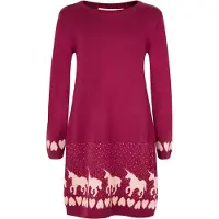 Happy girls Vestido rojo oscuro