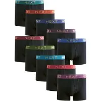 Next Calzoncillo boxer azul / verde / lila / rojo / negro