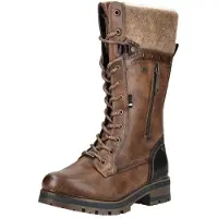 Mustang Botas con cordones marrón