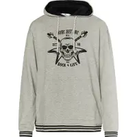 MO Sudadera gris / negro